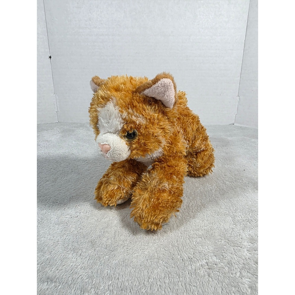 Aurora World Mini Flopsie Molly the Orange Tabby Cat Plush Stuffed Animal Toy